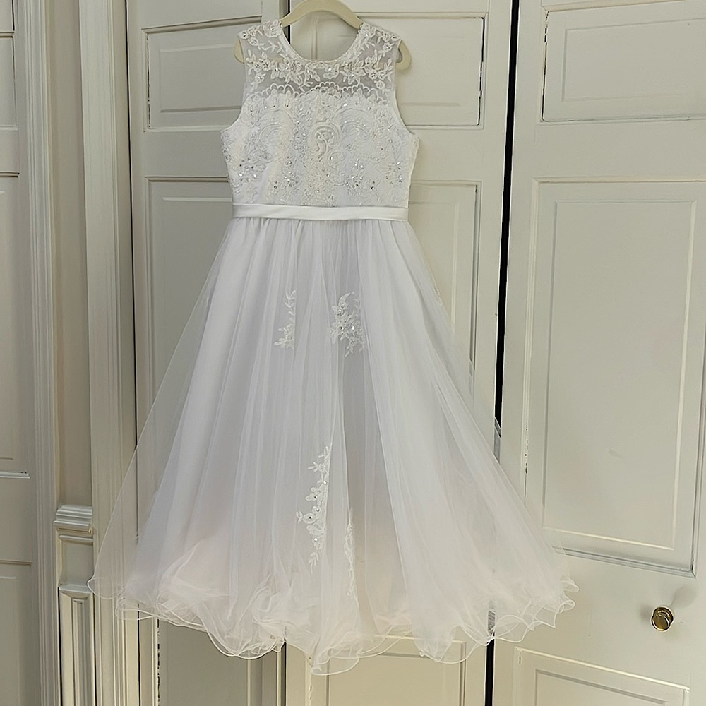 Joan Calabrese White Communion dress
